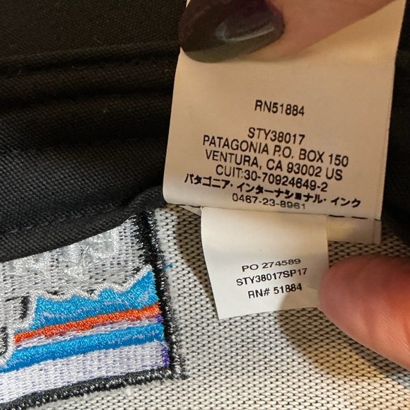 Patagonia P-6 Logo LoPro Trucker Hat Camo Green Adjustable Snapback - Picture 9 of 9